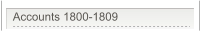 Accounts 1800-1809